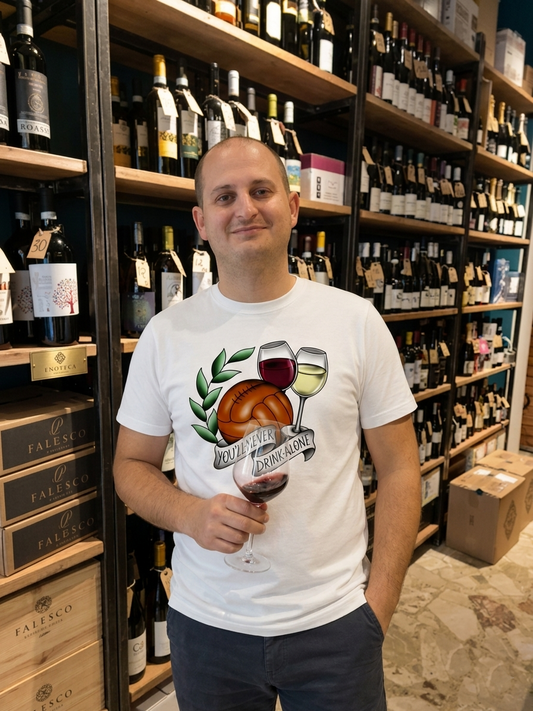 T-Shirt “You Will Never Drink Alone”